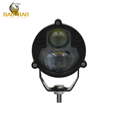 2 wiązki Biały Żółty Błysk 80V Motocyklowy Uniwersalny reflektor LED