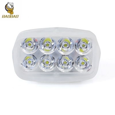 8 LED 12V Plastic White Casing Multicolor dla motocykli