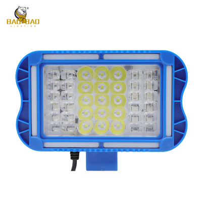 42 LED Czerwony Błękitny Biały Żółty Błysk Aluminiowy Błękitny Pudełko Farby motocyklowe