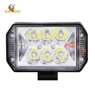 Biały Błysk Błękitny Czerwony Metal Lampa przednia LED Motocyklowe światło mgły