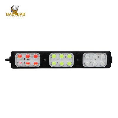 Fancy Light Bar 18 LED Module Lamp Czerwony Błękitny Błyskotliwy Dekoracja roweru