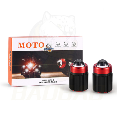 46W Metalowy Biały Żółty Motocyklowy Pomocny LED Mini Lampa Mgłowa