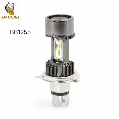 12V Biała żarówka LED H4 z wentylatorem