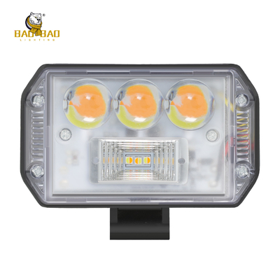 80V LED Praca Light Metal Biały Żółty Podwójny Kolor Błyskotliwy Części zamienne motocykli