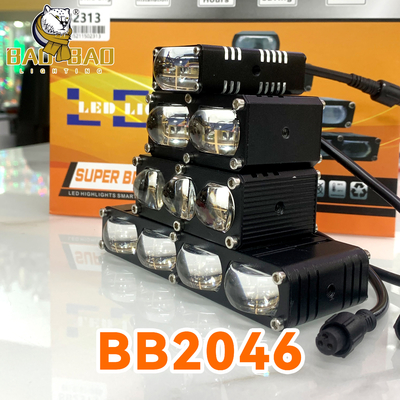 25W Biały Żółty Podwójny Kolor Jedzenia Motocykl Światło LED Uniwersalny reflektor