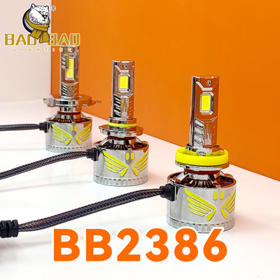 Złote Żelazo Led Lampa główna Żarówka wodoodporna H4 H7 H11 9006 9005 Lampa główna LED Do samochodu